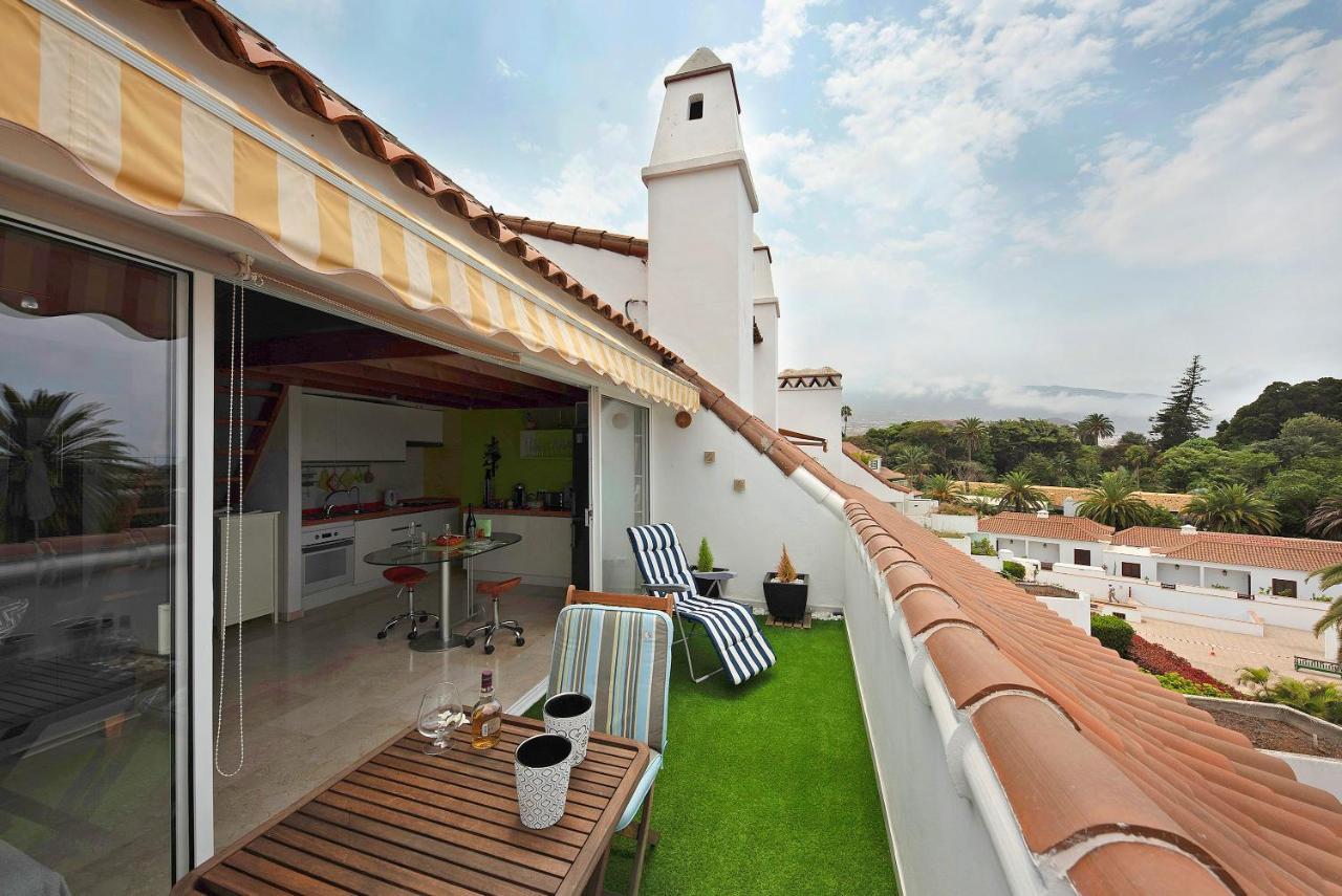 Апартаменты Atico Sunset Loft Terraza Y Piscina Пуэрто-де-ла-Крус Экстерьер фото
