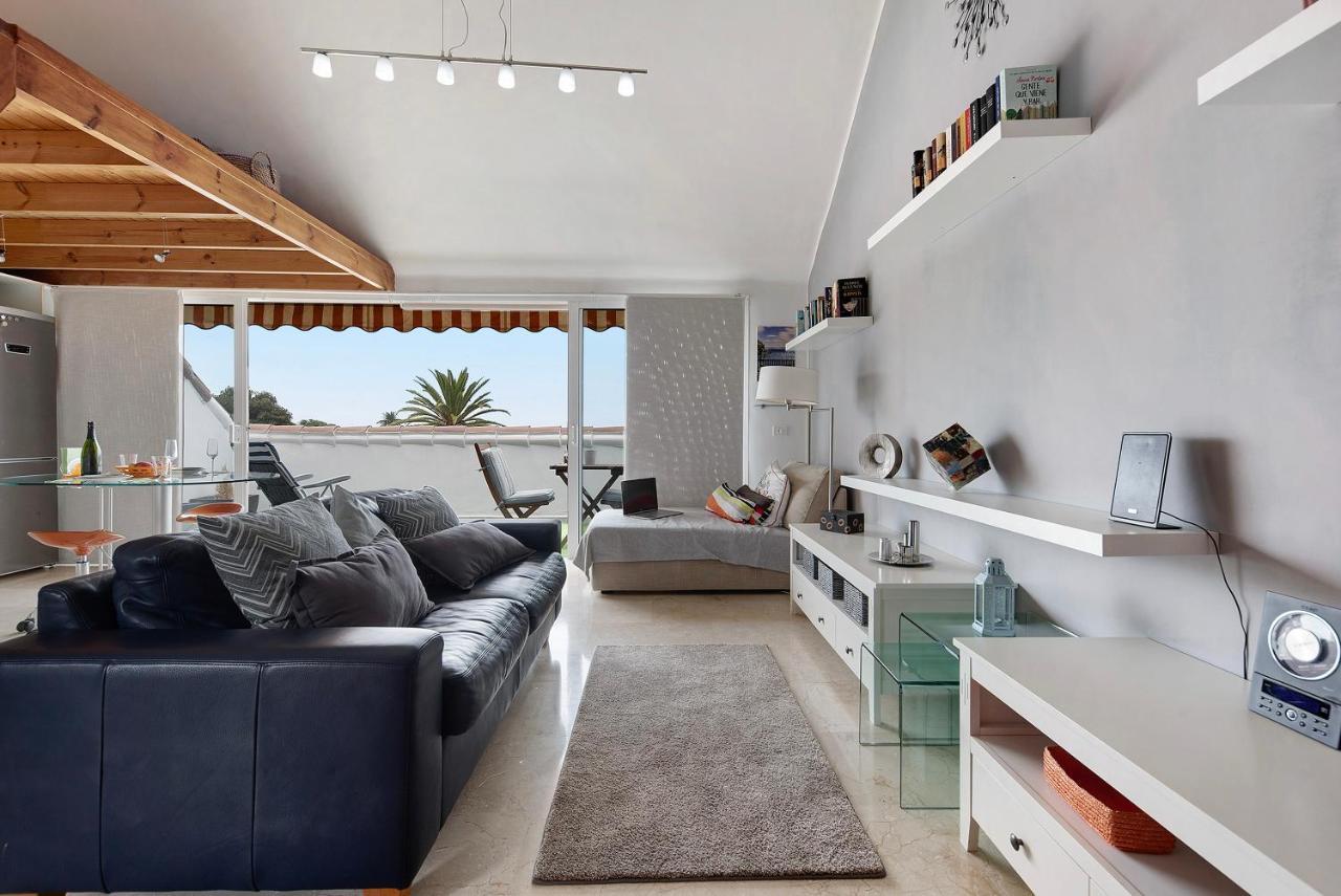 Апартаменты Atico Sunset Loft Terraza Y Piscina Пуэрто-де-ла-Крус Экстерьер фото