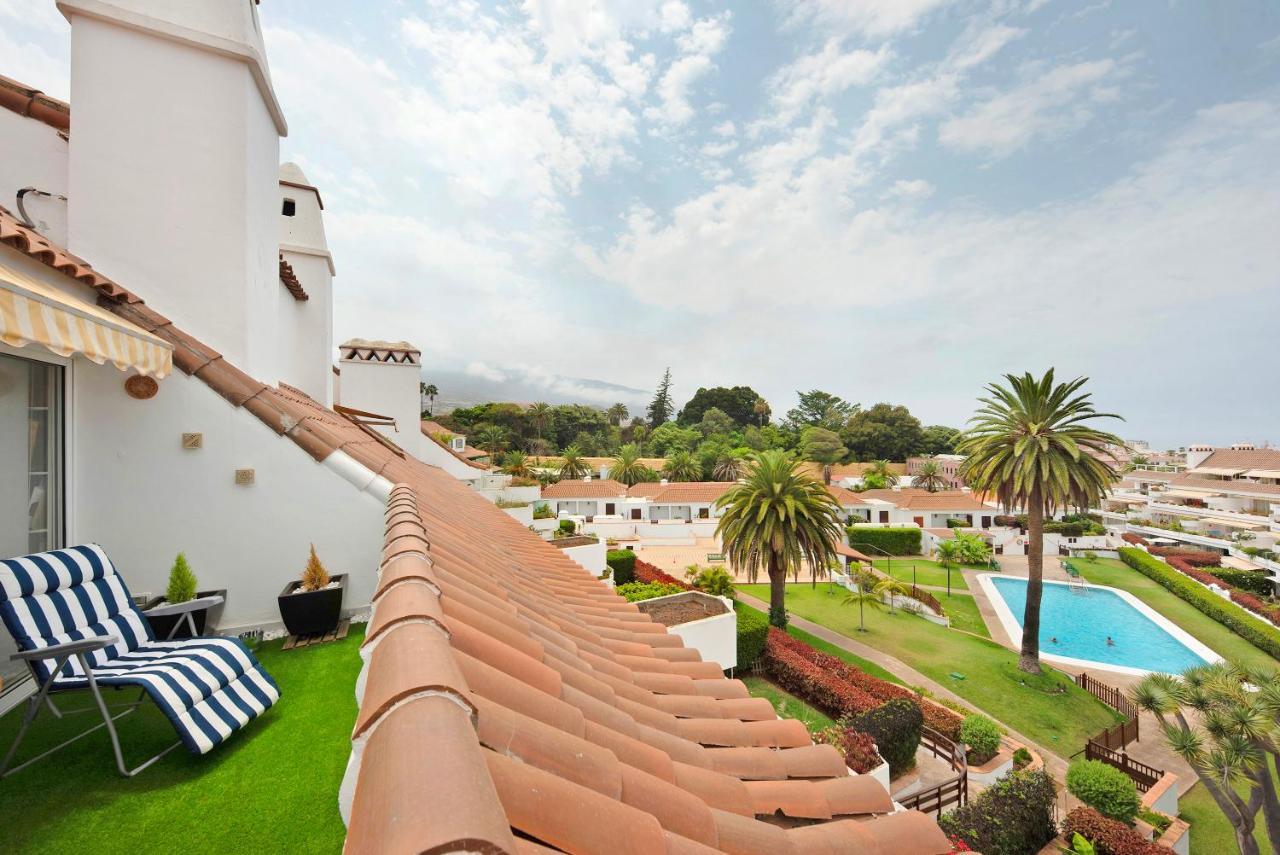 Апартаменты Atico Sunset Loft Terraza Y Piscina Пуэрто-де-ла-Крус Экстерьер фото