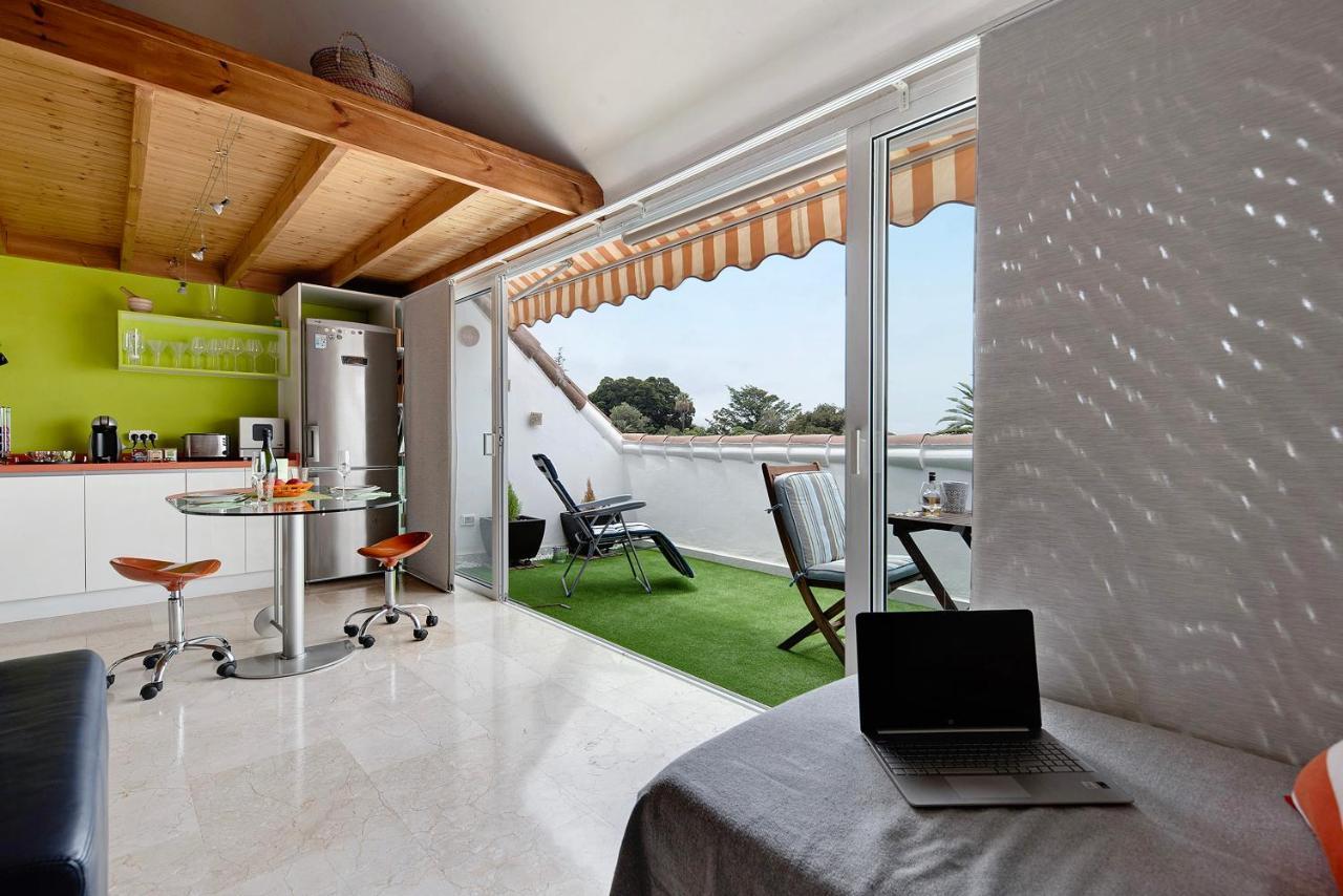 Апартаменты Atico Sunset Loft Terraza Y Piscina Пуэрто-де-ла-Крус Экстерьер фото