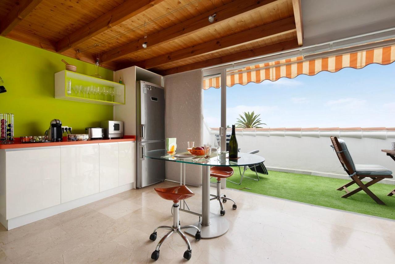 Апартаменты Atico Sunset Loft Terraza Y Piscina Пуэрто-де-ла-Крус Экстерьер фото